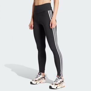 NEW Adidas Training Leggings Long Wide Band Tummy Control XS Butt Lift MSRP $43